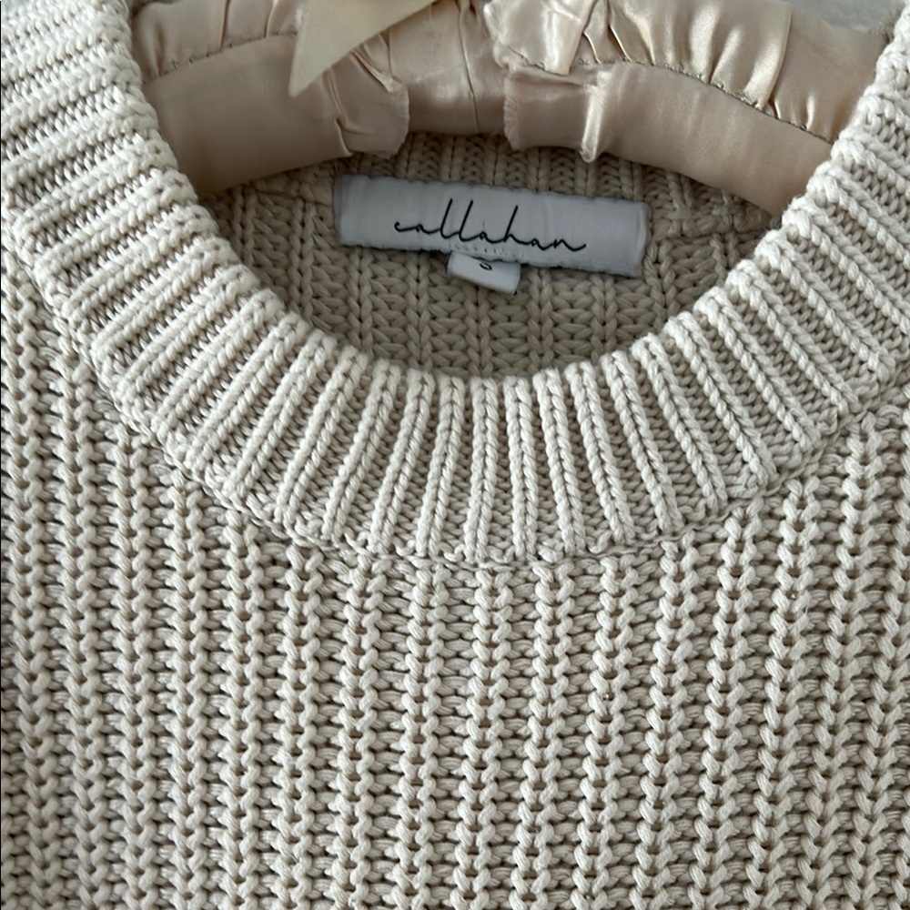 Cotton Ribbed Sweater - Picture 2 of 5